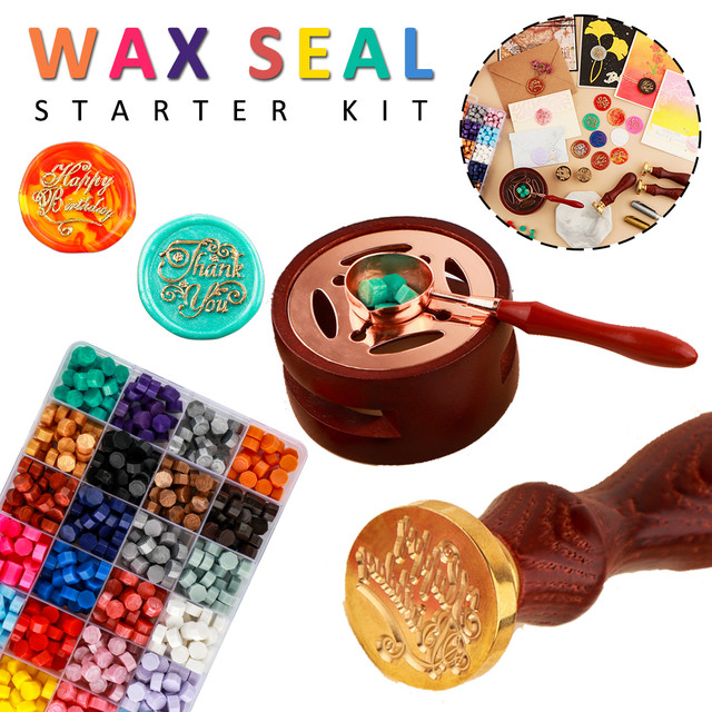 Wax Seal Starter Kit/Warmer/Beads Perfect for Add A Simply Elegant Touch To  Your Paper Crafting Projects Scrapbooking 2023 - AliExpress